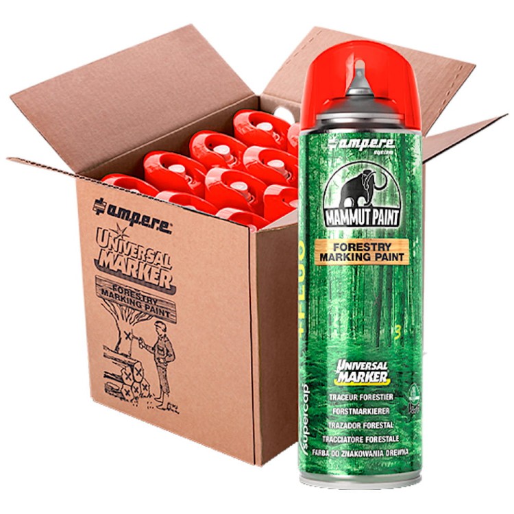 Spray Farba do znakowania drewna czerwona