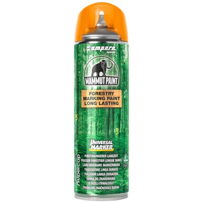 AMPERE Farba do znakowania drewna 500ml pomarańczowa