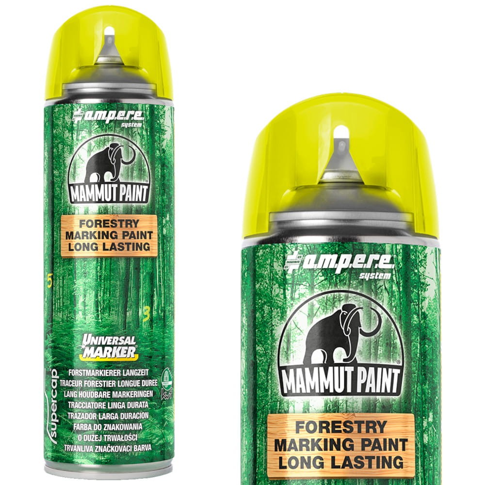 AMPERE Farba do znakowania drewna 500ml żółta Universal Marker