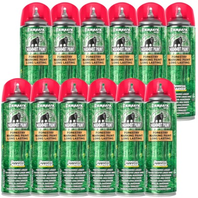 Spray Farba do znakowania drewna różowa 12x 500ml