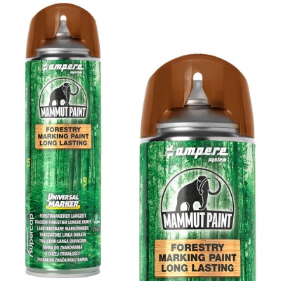 AMPERE Farba do znakowania drewna 500ml brązowa Universal Marker