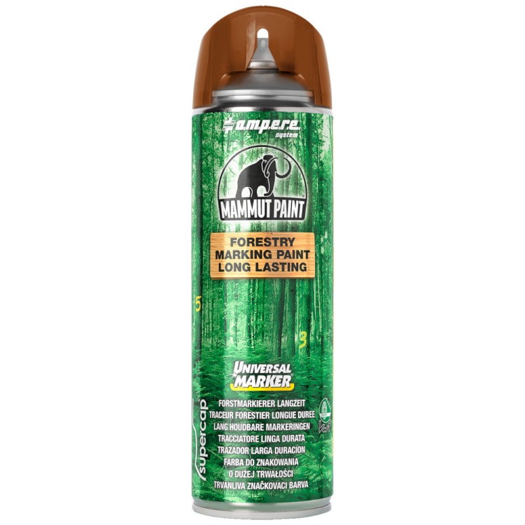 Spray Farba do znakowania drewna brązow