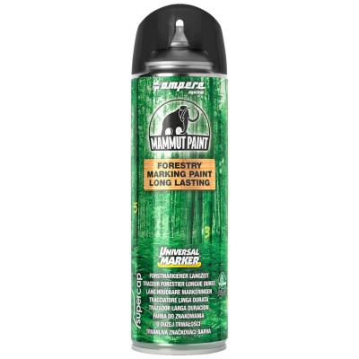 12x Farba do znakowania drewna Ampere Universal Marker 500ml czarna