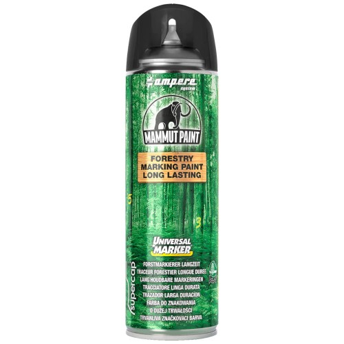 12x Farba do znakowania drewna Ampere Universal Marker 500ml czarna