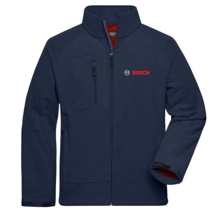 Polar granatowy bluza XL z logo Bosch JAMES & NICHOLSON