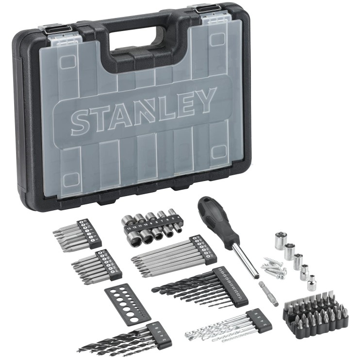 zestaw akcesoriów stanley 100el
