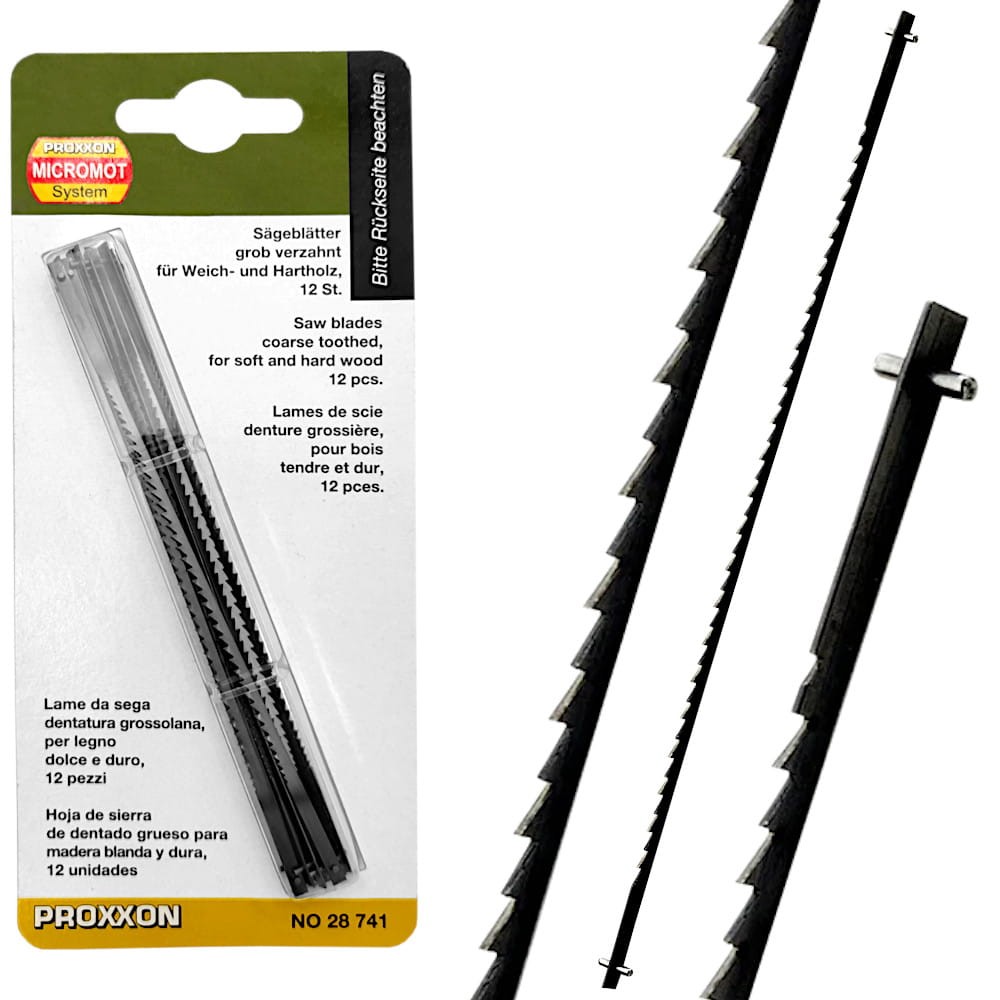 PROXXON 28741 Brzeszczoty do wyrzynarki 127mm 10z 12szt.
