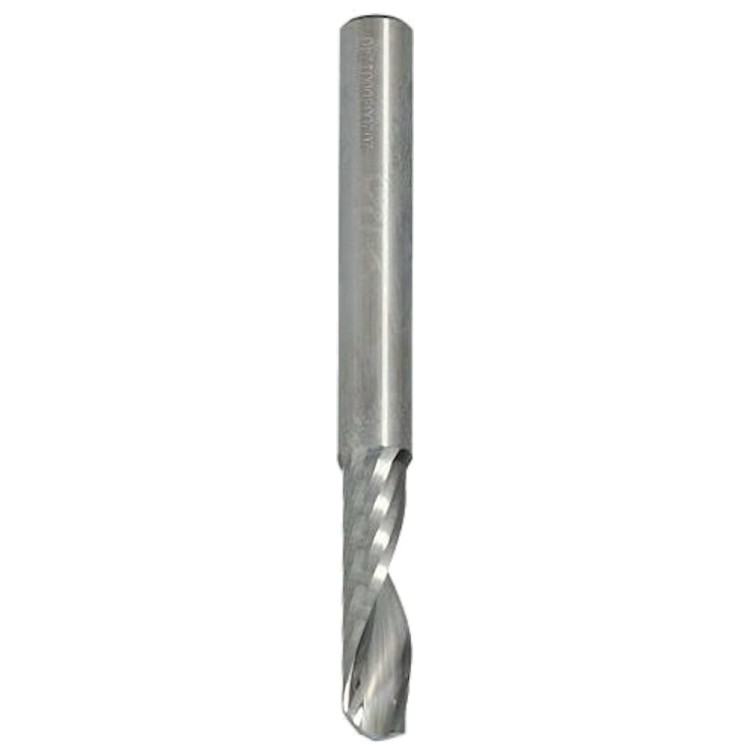 Frez spiralny wykańczający do PLEXI, akrylu, tworzyw sztucznych VHM Z1 D=6 I=22 L=60 S=6 ITA Tools ST01.06.022.060.06RE