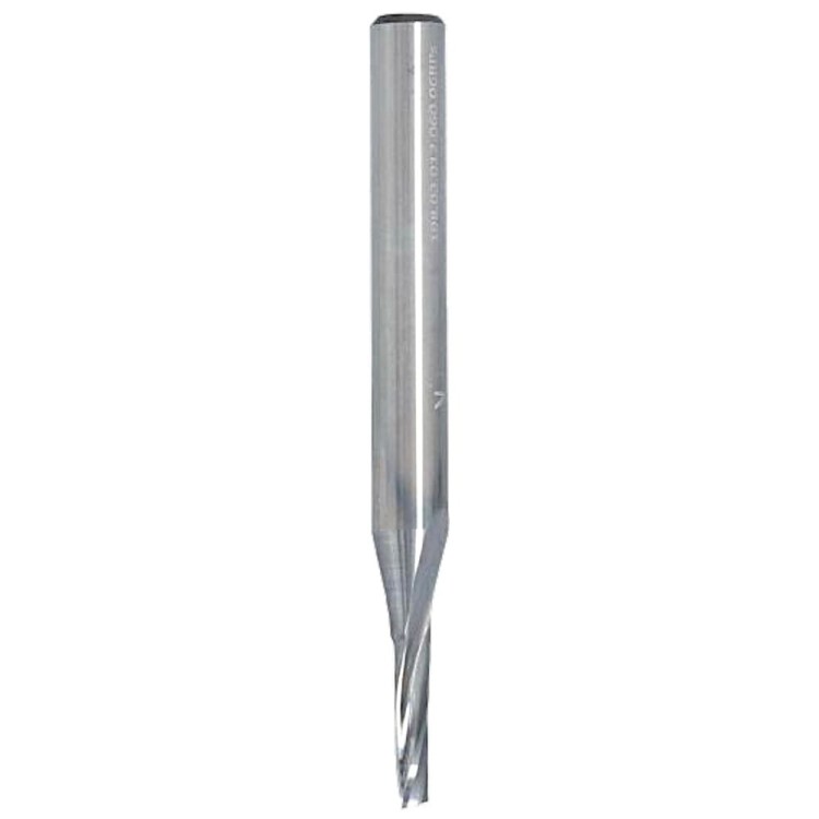 Frez spiralny wykańczający do PLEXI, akrylu, tworzyw sztucznych VHM Z1 D=3 I=12 L=60 S=6