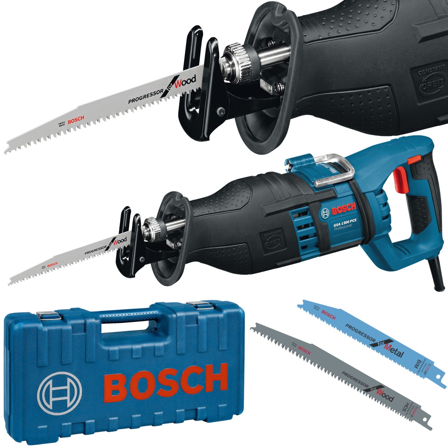 Piła szablasta 1300W Bosch GSA 1300 PCE 2xbrzeszczot + walizka