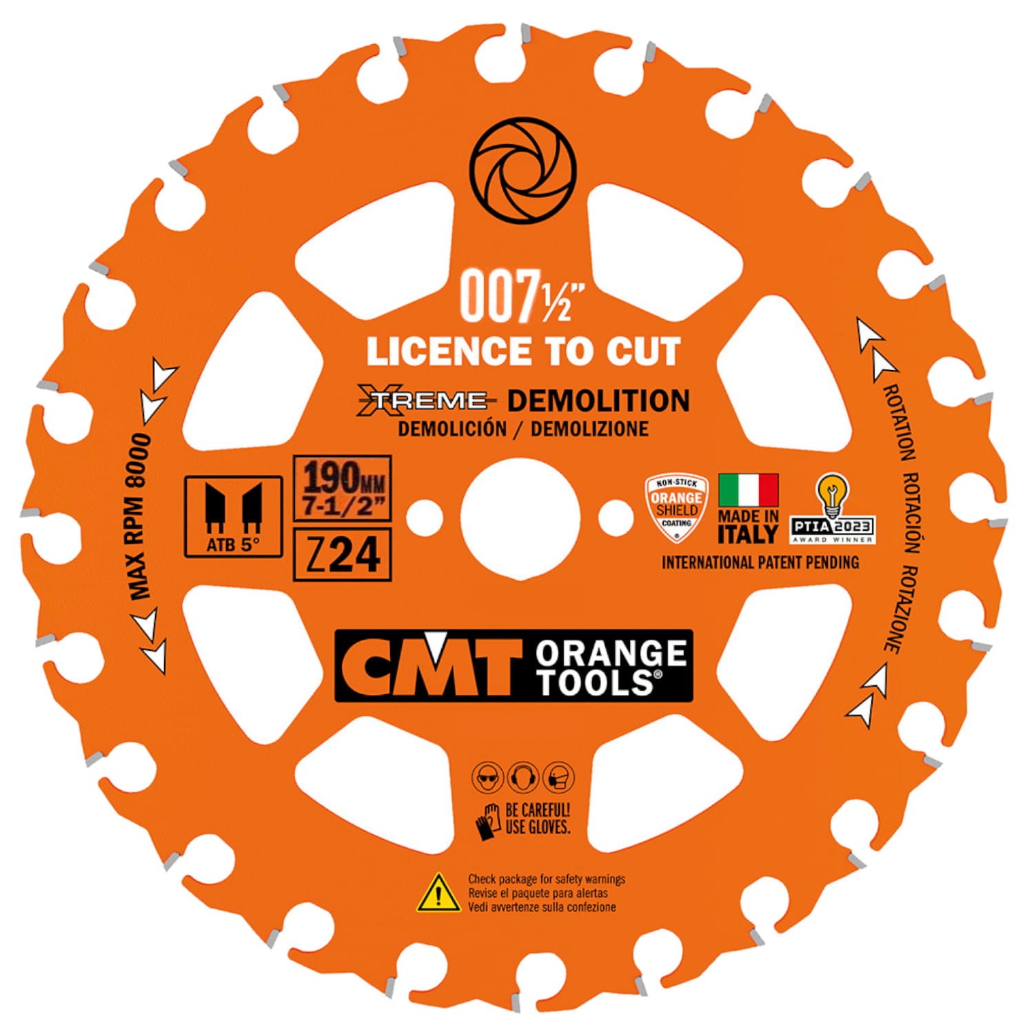 Tarcza do drewna 190x30mm CMT 286.790.24M