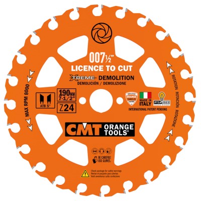 Tarcza do drewna 190x30mm CMT 286.790.24M