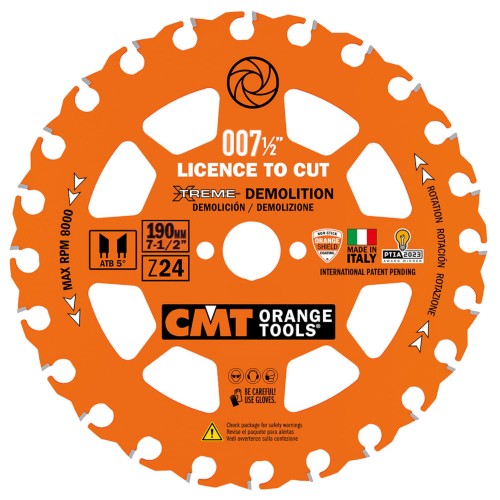 Tarcza do drewna 190x30mm CMT 286.790.24M