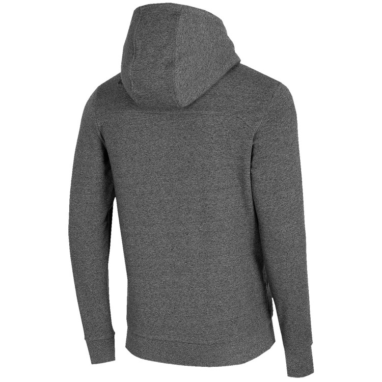 Bluza z kapturem szara z logo Bosch