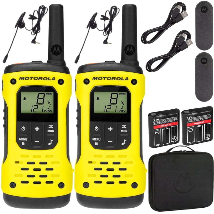 MOTOROLA Krótkofalówka T92 10km 2szt słuchawka VOX