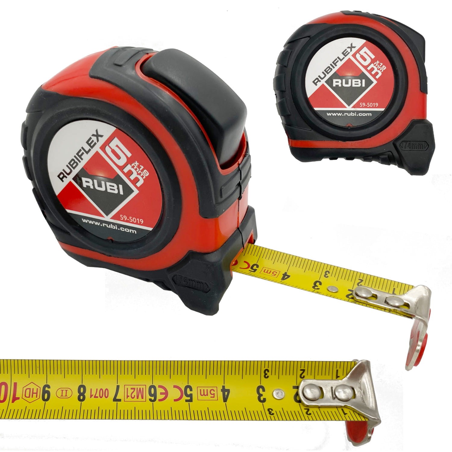 Rubi 75901 Miara zwijana RubiFlex 5m x 19mm z magnesem