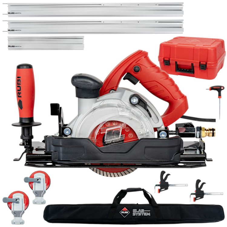 RUBI 51951 Pilarka tarczowa 1250W TC-125 G2 + prowadnice, przyssawki zestaw