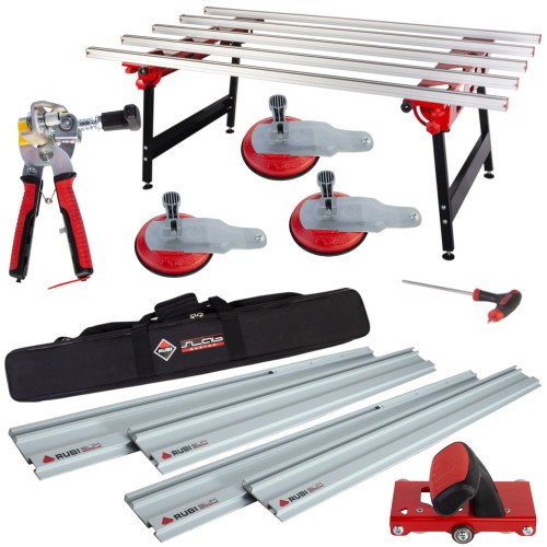 RUBI 18959 Przecinarka do płyt wielkoformatowych SLIM CUTTER PLUS + Stół SLAB RUBI