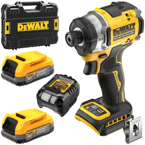 Zakrętarka udarowa 18V XR 282Nm 2x 1.7Ah PowerStack DeWalt DCF860E2T