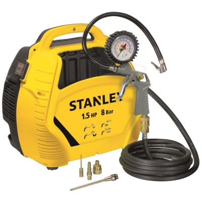 Kompresor bezolejowy bezzbiornikowy 1.5 HP 8 bar Stanley AIR KIT