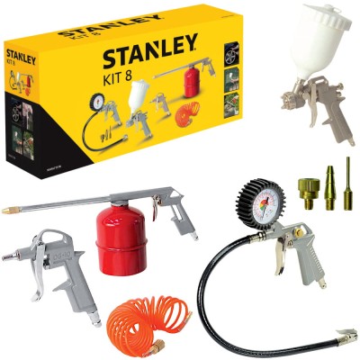 Zestaw narzędzi pneumatycznych 8el. do kompresora Stanley 9045671STN