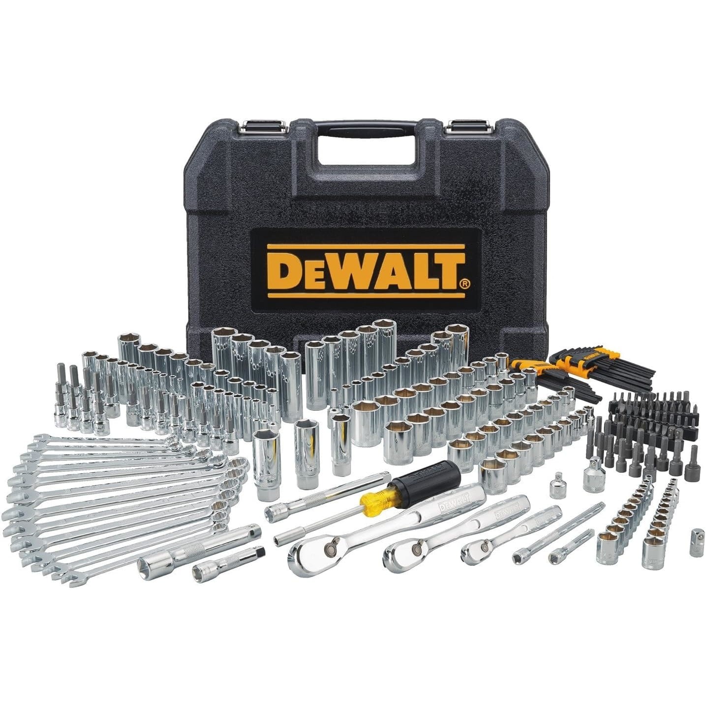 Zestaw narzędzi dla mechaników DEWALT DWMT81535-1 klucze nasadki 247el.