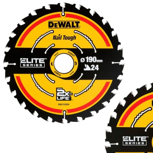 DEWALT Tarcza do cięcia drewna ELITE 190mm x 30mm 24z