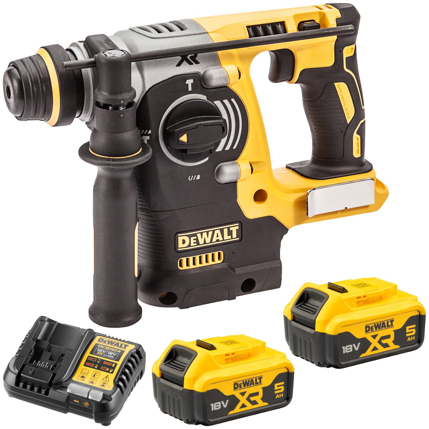 DEWALT DCH273N Młotowiertarka akumulatorowa 18V SDS-Plus + 2x aku 5Ah + ładowarka