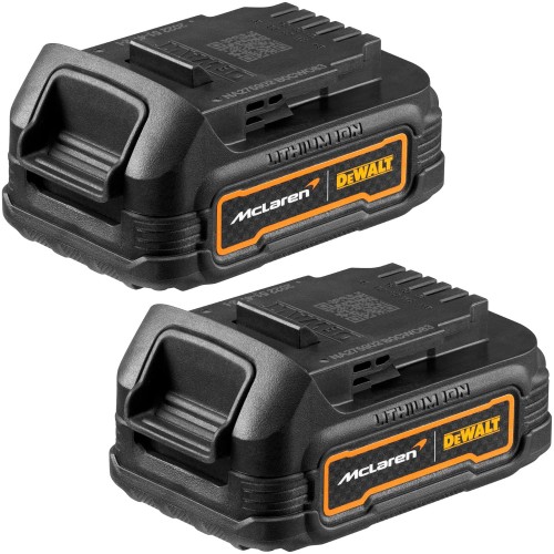 DEWALT 2x Akumulator Li-Ion 18V 1.7Ah PowerStack McLaren DCBP034 G