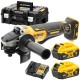 DEWALT DCG406 Szlifierka kątowa bezszczotkowa 2x5.0Ah + ładowarka + skrzynia