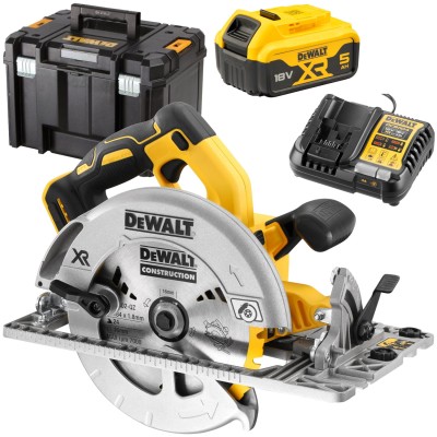 DeWALT Pilarka tarczowa 184mm 18V 1x 5,0Ah TSTAK DCS572