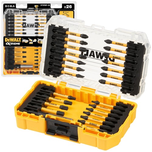 Zestaw bitów, końcówek 26el. Extreme FlexTorq DeWALT DT70783T