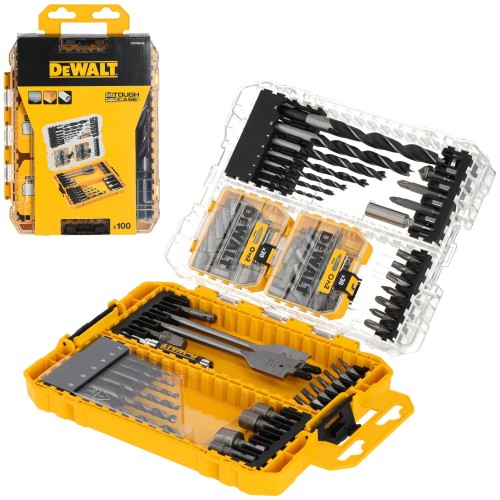 Zestaw bitów i wierteł w kasecie ToughCase 100el. DeWALT DT70784