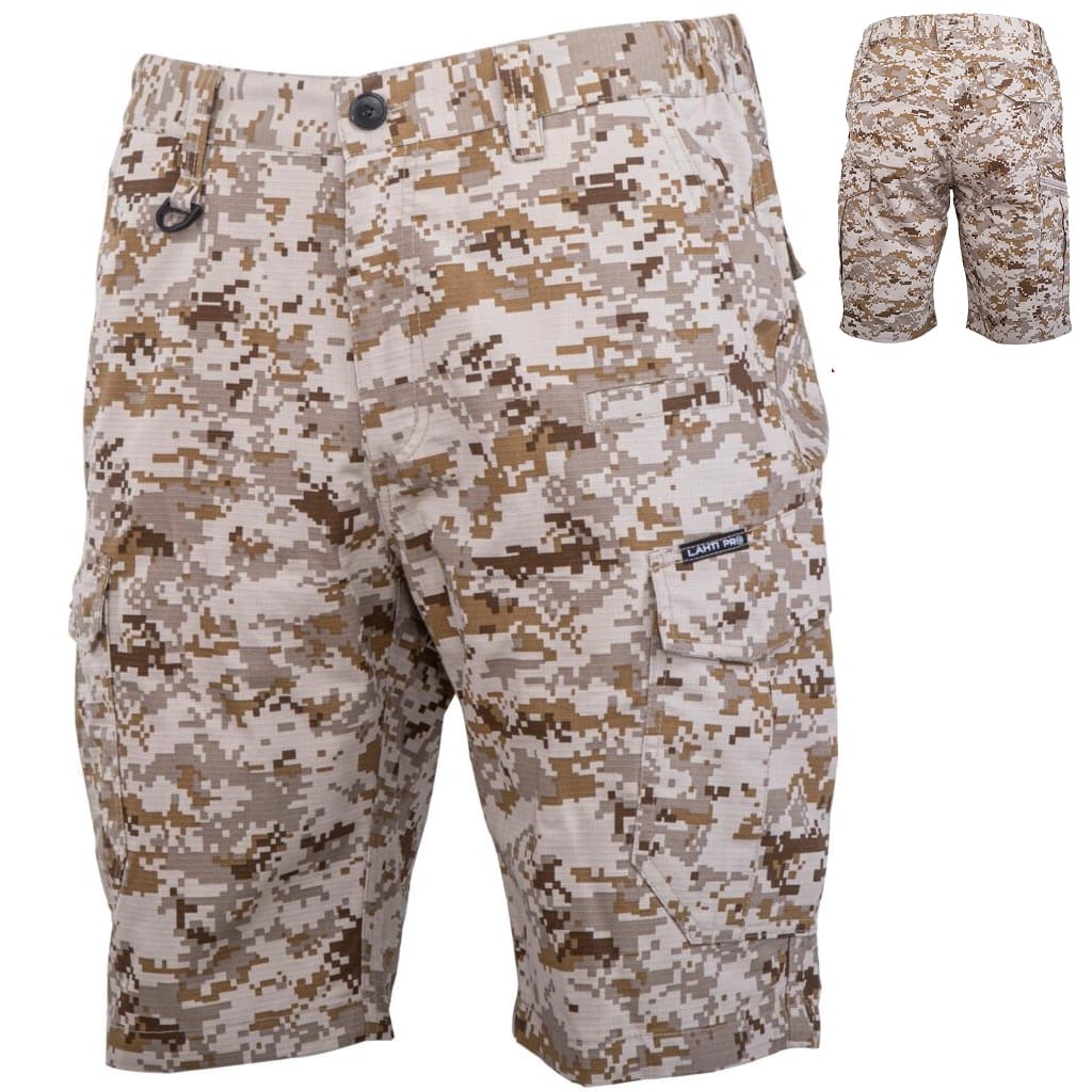 Spodnie robocze krótkie Slim Fit kolor beżowo-brązowy LAHTI PRO