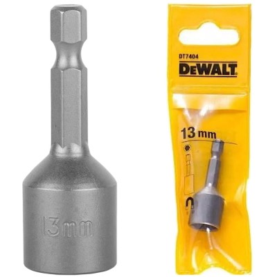 Końcówka nasadkowa 6-kątna 1/4" 13mm DeWALT DT7404