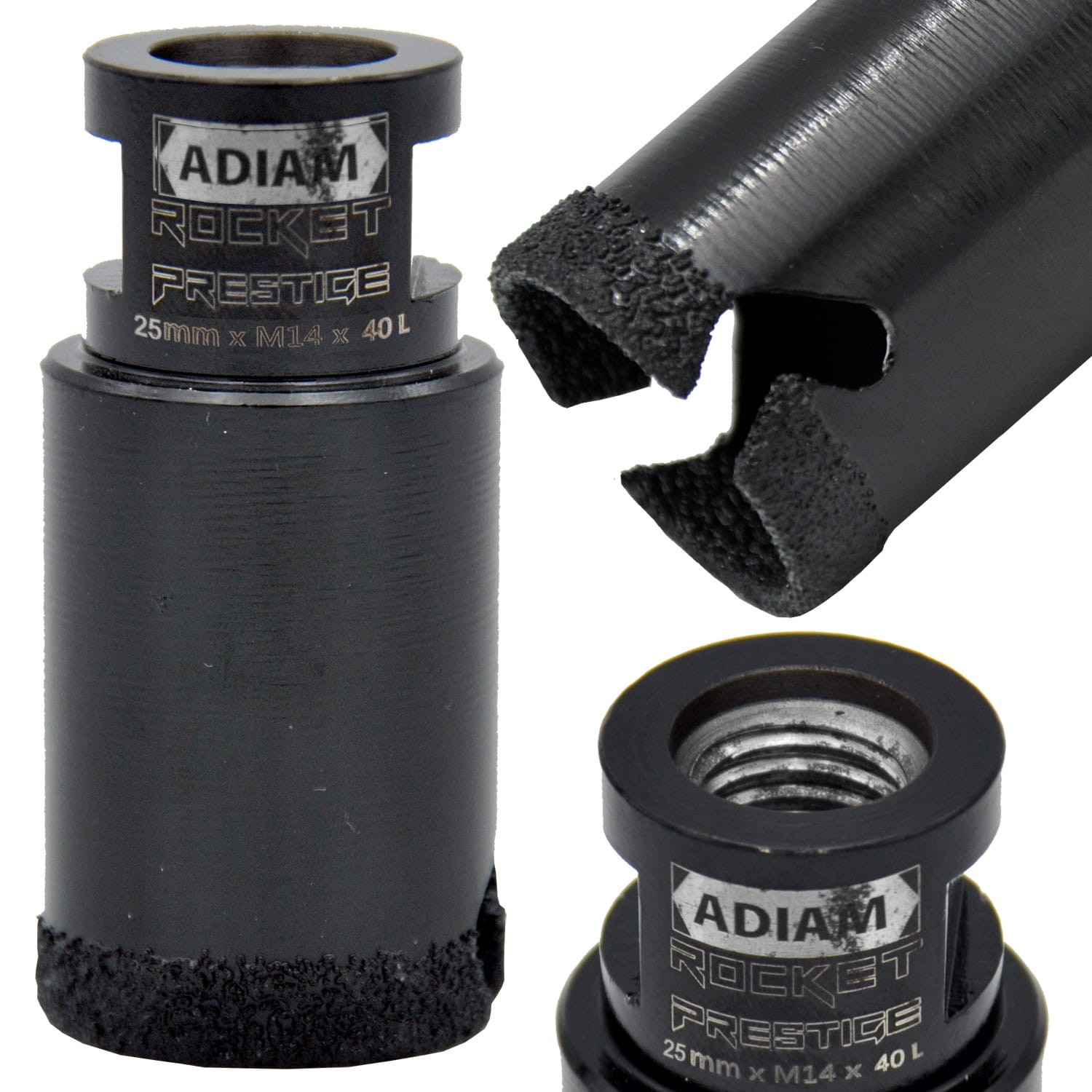 Otwornica do glazury 25mm M14 Rocket Prestige Adiam