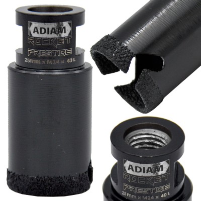 Otwornica do glazury 25mm M14 Rocket Prestige Adiam