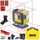 Laser krzyżowy czerwony Nivel System CL4D-R akcesoria + kufer