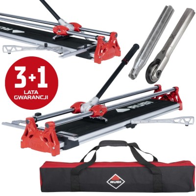 RUBI 26963 Przecinarka ręczna HIT-850 N do glazury 85cm + Nóż 8mm Silver RUBI 01958 + torba transportowa