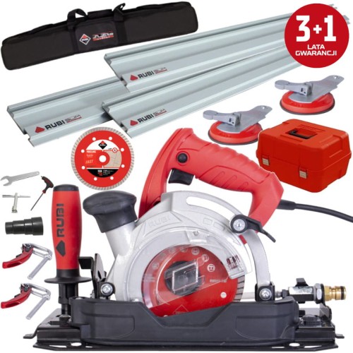 RUBI TC-125 Pilarka tarczowa do dużych formatów z prowadnicami