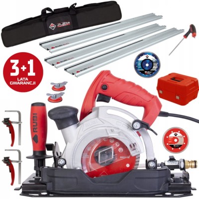 RUBI 50953 Pilarka tarczowa TC-125 1250W 2x Tarcza + Prowadnice