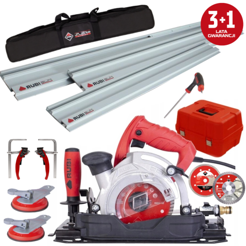 RUBI Pilarka tarczowa TC-125 + Prowadnice + Tarcza
