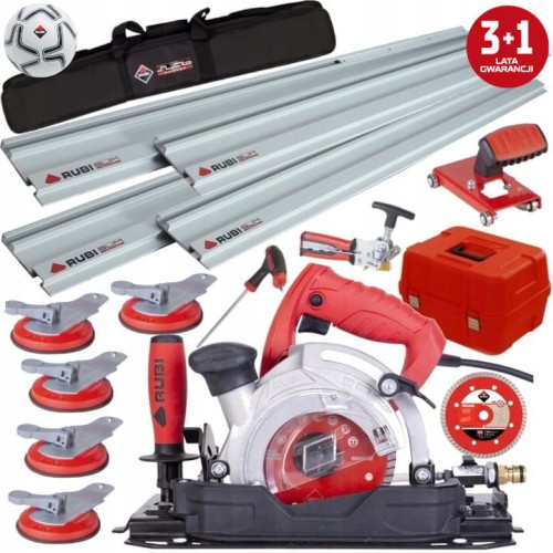 RUBI Piła tarczowa do płytek + przecinarka ręczna + Piłka Gratis