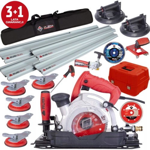 RUBI Pilarka tarczowa TC-125 + Slim Cutter Plus + akcesoria