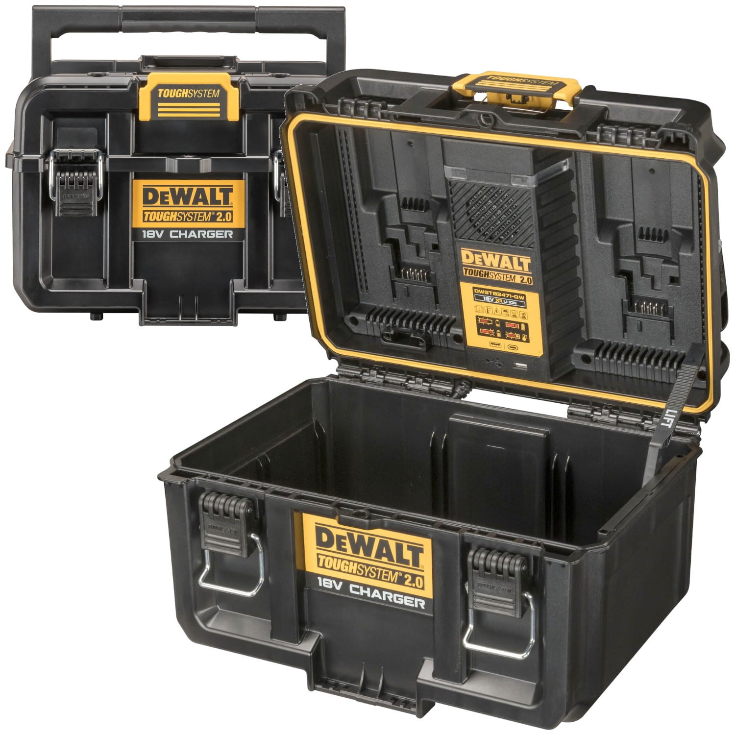Skrzynia ładująca Ładowarka 18V 2x 4A ToughSystem 2.0 DeWALT DWST83471