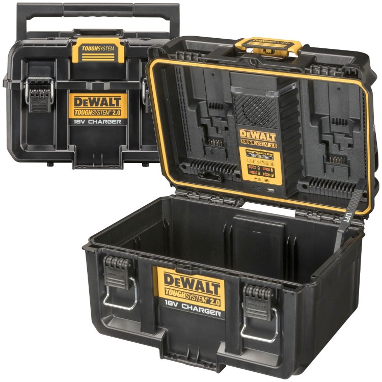 Skrzynia ładująca Ładowarka 18V 2x 4A ToughSystem 2.0 DeWALT DWST83471