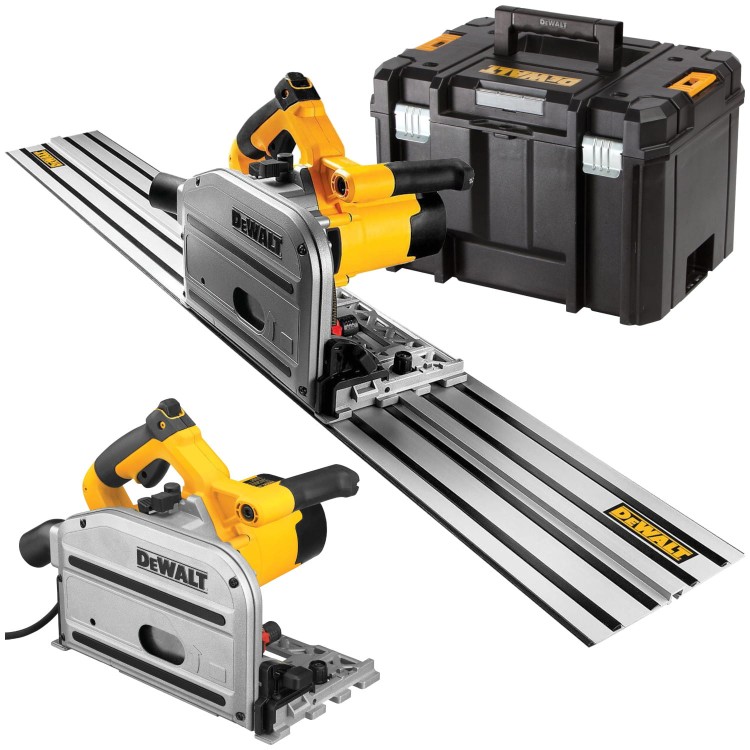 DeWalt DWS520KTR Pilarka Zagłębiarka + Szyna DWS5022 150cm