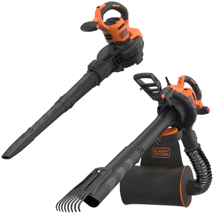 Odkurzacz ogrodowy do liści Dmuchawa 3000W Black Decker BEBLV301