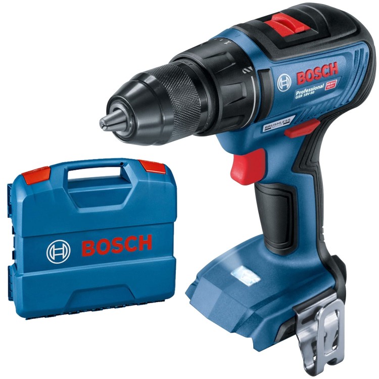 Wiertarko wkrętarka bezszczotkowa 18V Bosch GSR 18V-50 body + walizka