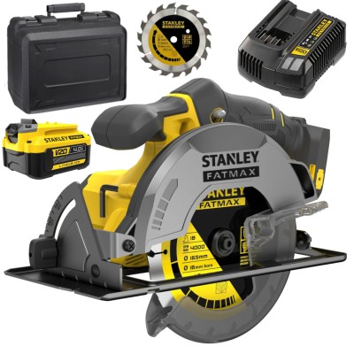 STANLEY SFMCS500 Pilarka tarczowa 18V 165mm FatMax V20 4.0Ah ładowarka kufer